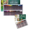 image:imageSAKURA Oil Pastels CrayPas Expressionist  50 Sticks Set amp MultiCultural  12 Colors Soft Oil Pastels for Artists Premium Quality