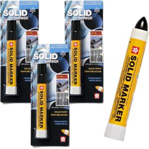 image:imageSakura Solid Paint Markers  Permanent Marker Pens  Window Wood amp Glass Marker  Purple Paint  3 PackBlack