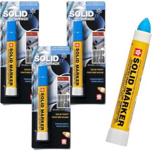image:imageSakura Solid Paint Markers  Permanent Marker Pens  Window Wood amp Glass Marker  Purple Paint  3 PackBlue