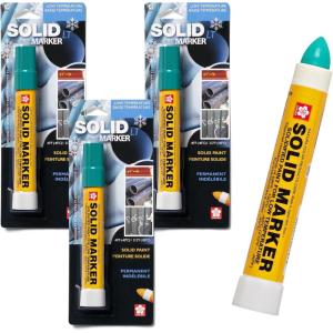 image:imageSakura Solid Paint Markers  Permanent Marker Pens  Window Wood amp Glass Marker  Purple Paint  3 PackGreen