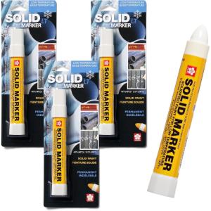 image:imageSakura Solid Paint Markers  Permanent Marker Pens  Window Wood amp Glass Marker  Purple Paint  3 PackWhite