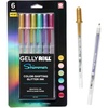 image:imageSAKURA Gelly Roll Shimmer  Shimmer Gel Ink Pen for Scrapbooking Note Decorating amp DIY Craft Pen Projects  ColorShift Gel Ink  Bold Tip Size  Multidimensional Shades  Assorted Colors  6 Count