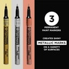 image:imageSAKURA 42191 3Piece Extra Fine Pentouch Paint Marker 07mm Gold Silver and Copper1 Count Pack of 3