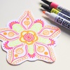 image:imageSAKURA Pentouch Fluorescent Paint Markers Medium Tip 4 PK 42593