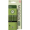 image:imageSAKURA Pigma Micron ECO Fineliner  Fineliner Pen Set for Fine Detail Work Sketching amp Illustration  Archival Ink  Precision Tip  Professional Quality  Black  5 Count